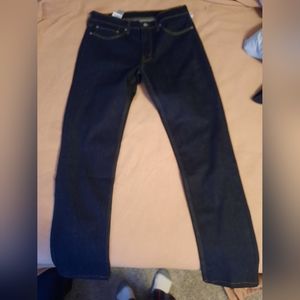 Levi 511 black and yellow